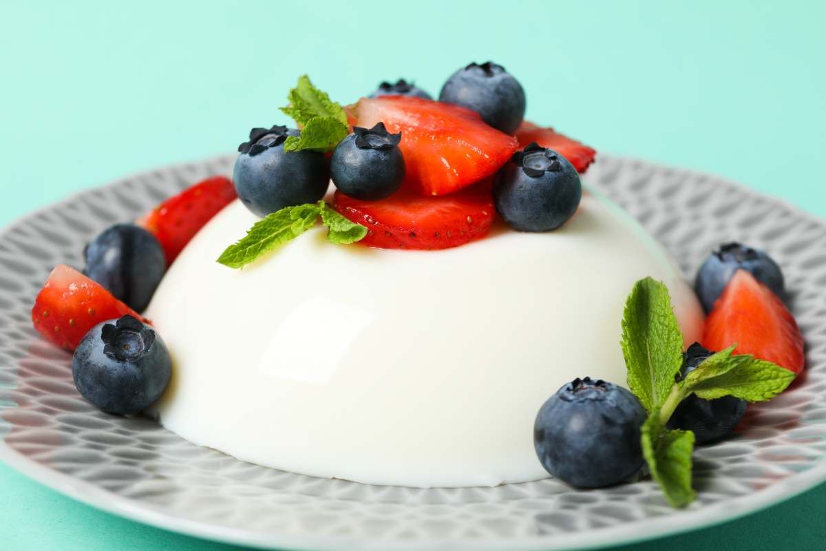 panna cotta senza gelatina