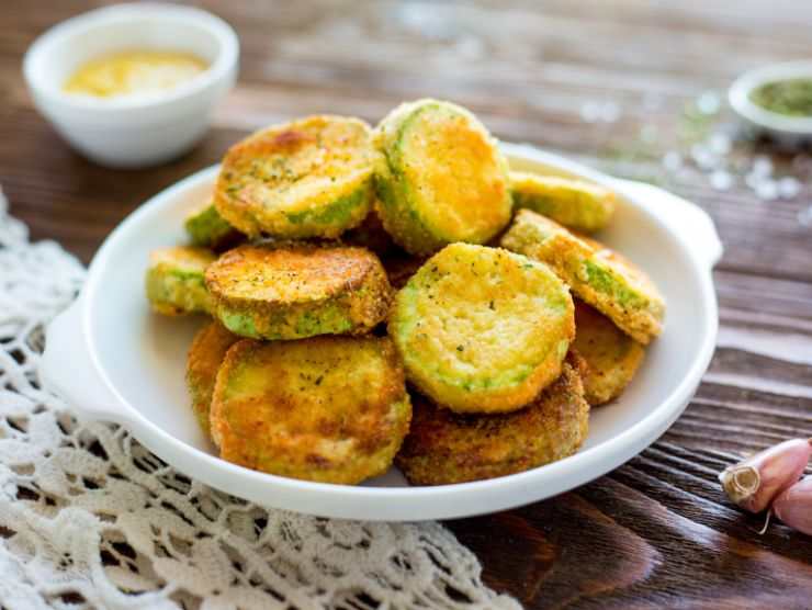 zucchine con limone e pangrattato