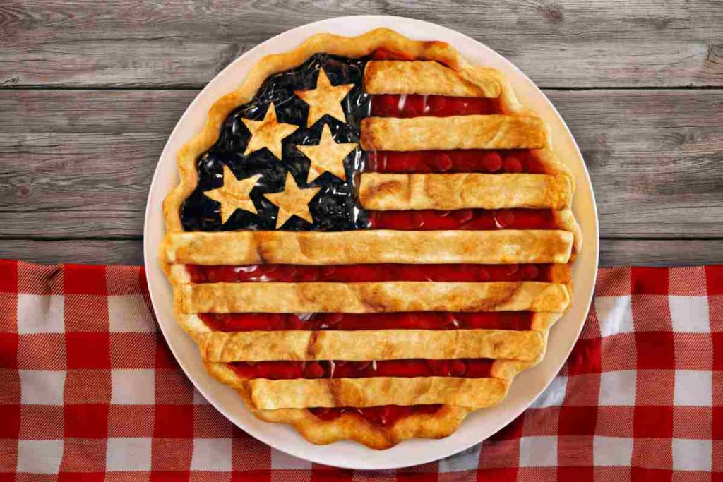 American pie fragole e mirtilli ricetta