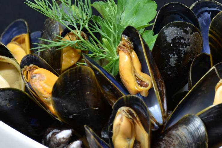 Pulire le cozze trucco strofinaccio