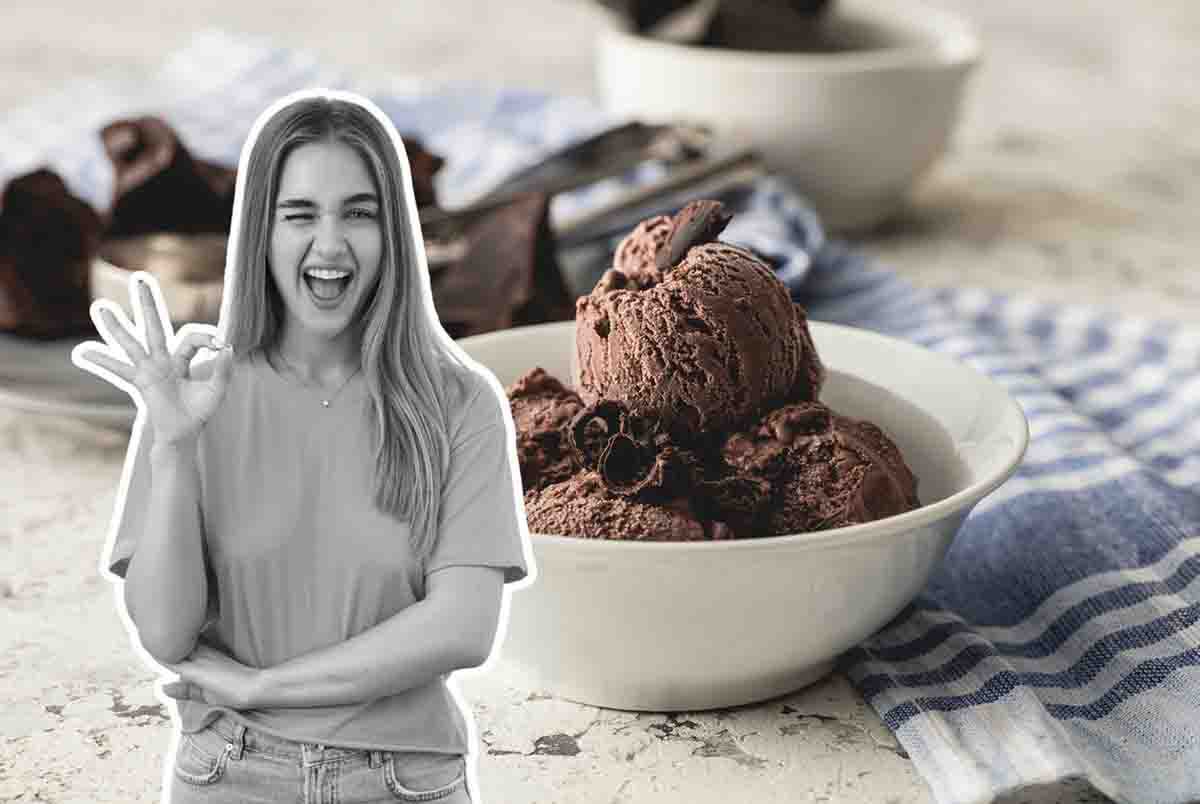 Gelato al cioccolato, light è decisamente meglio! Rinfresca e ti fa godere il palato con poco più di 100 calorie: provalo subito