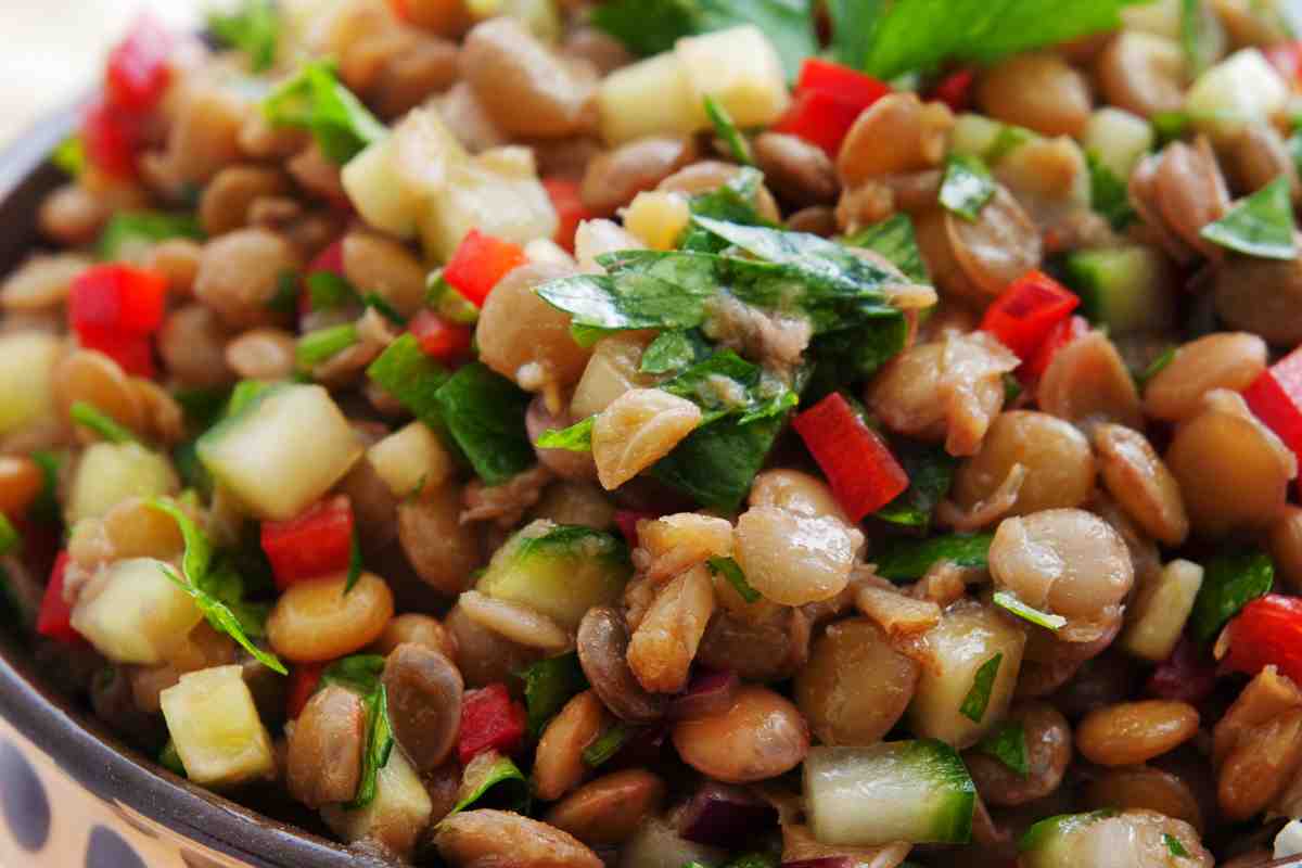 Insalata di lenticchie ricetta