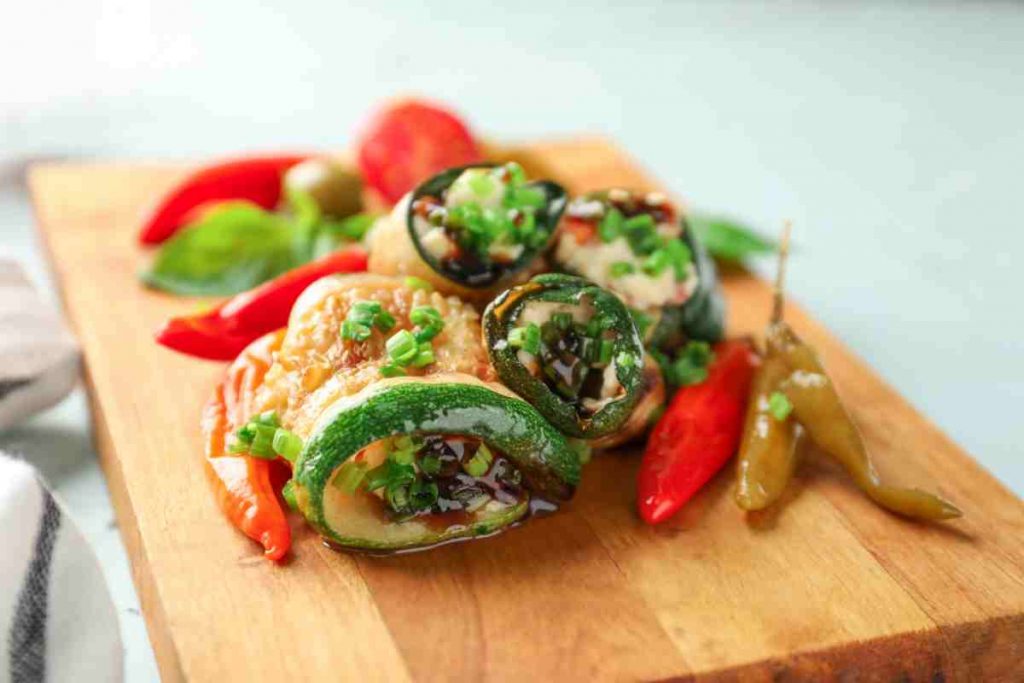 Involtini di zucchine al forno ricetta