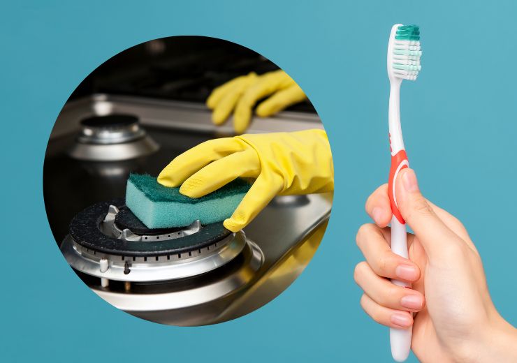 Piano cottura, come eliminare il grasso tra le manopole