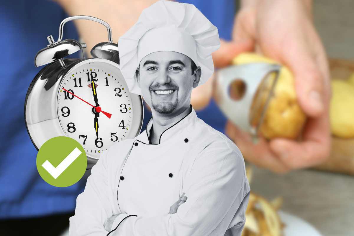 Pelare patate, cetrioli e non solo col geniale trucco svelato dagli chef: risparmi un sacco di tempo