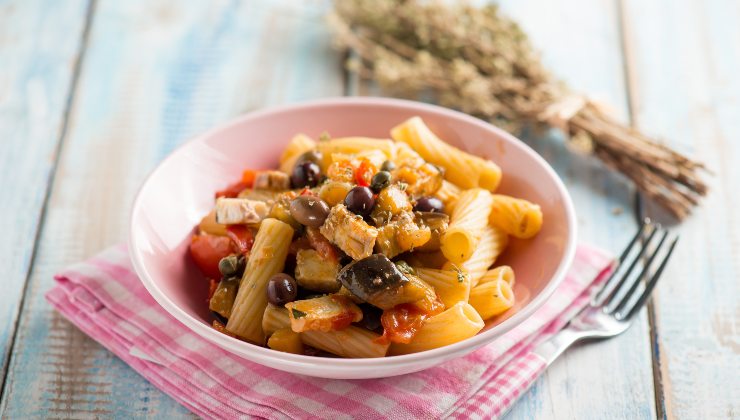 pasta pesce spada melanzane