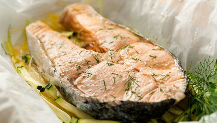 salmone al cartoccio ricetta