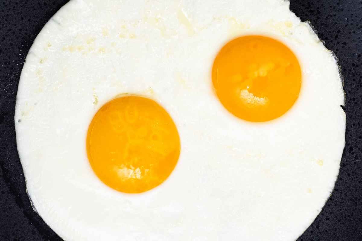 un uovo con due tuorli