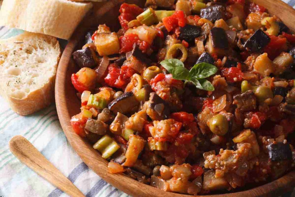 Caponata al forno ricetta