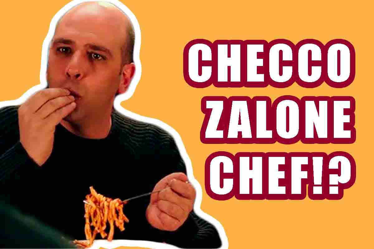 Checco Zalone Chef ispira un piatto di alta cucina
