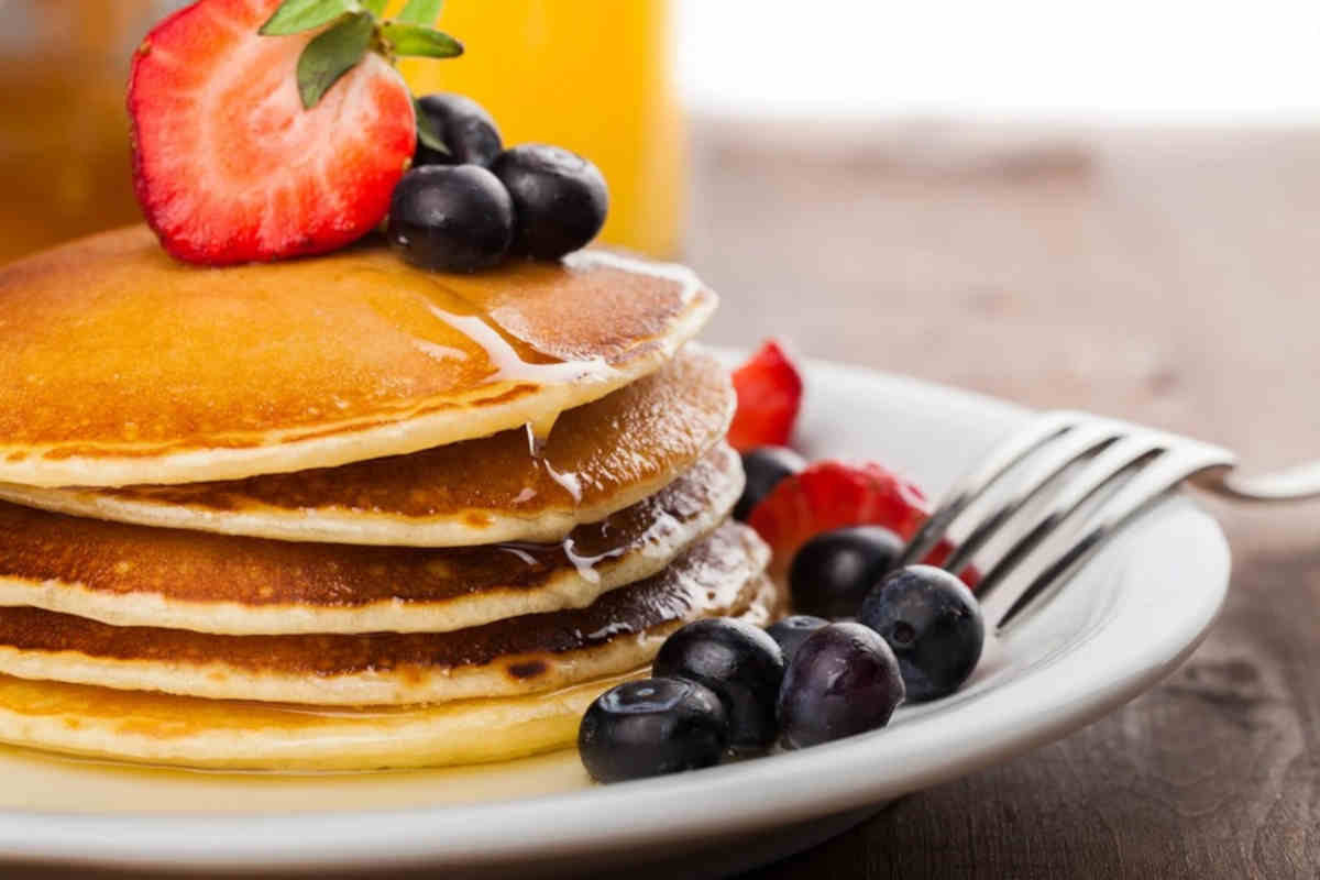 I pancake come non li hai mai assaggiati, sono sofficissimi pur senza latte e burro