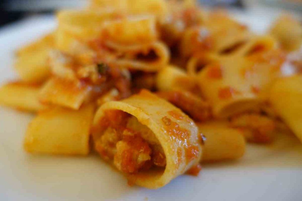 Pasta con sugo di pesce spada ricetta