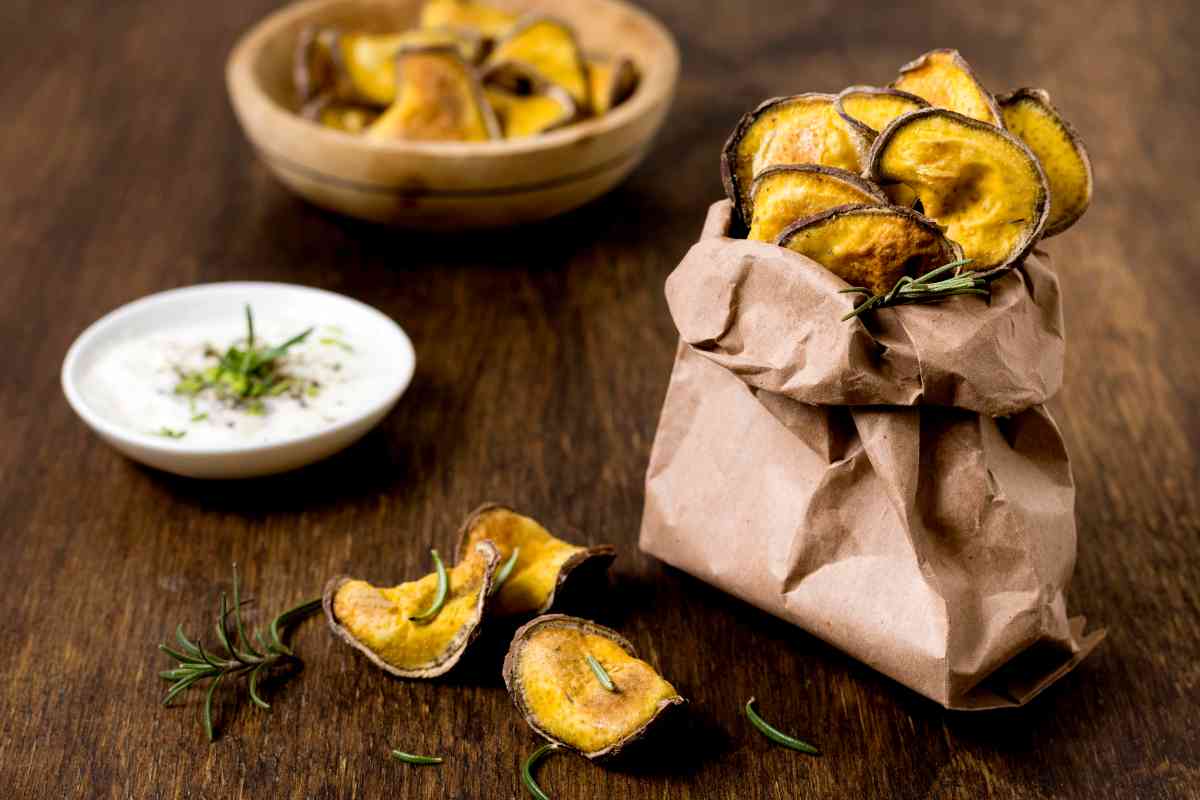 Chips di melanzane croccanti e leggere solo se le prepari in questo modo