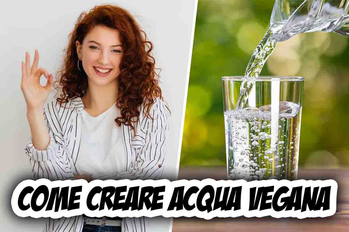 come creare acqua vegana