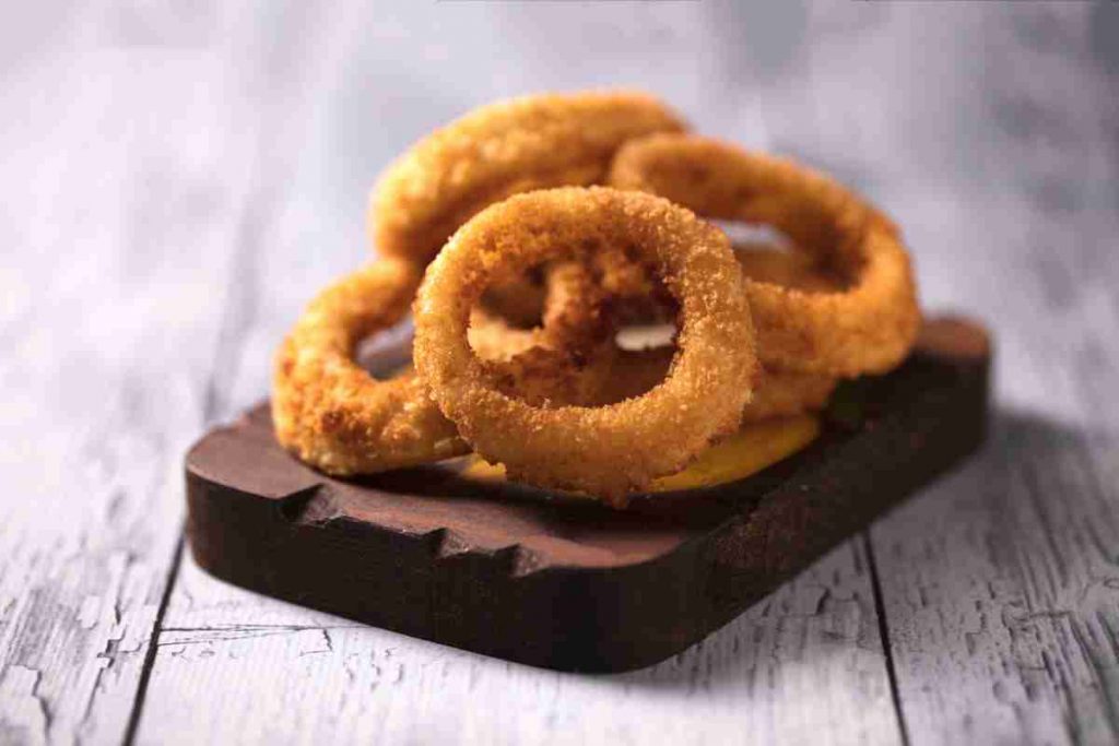 Anelli di cipolla light ricetta
