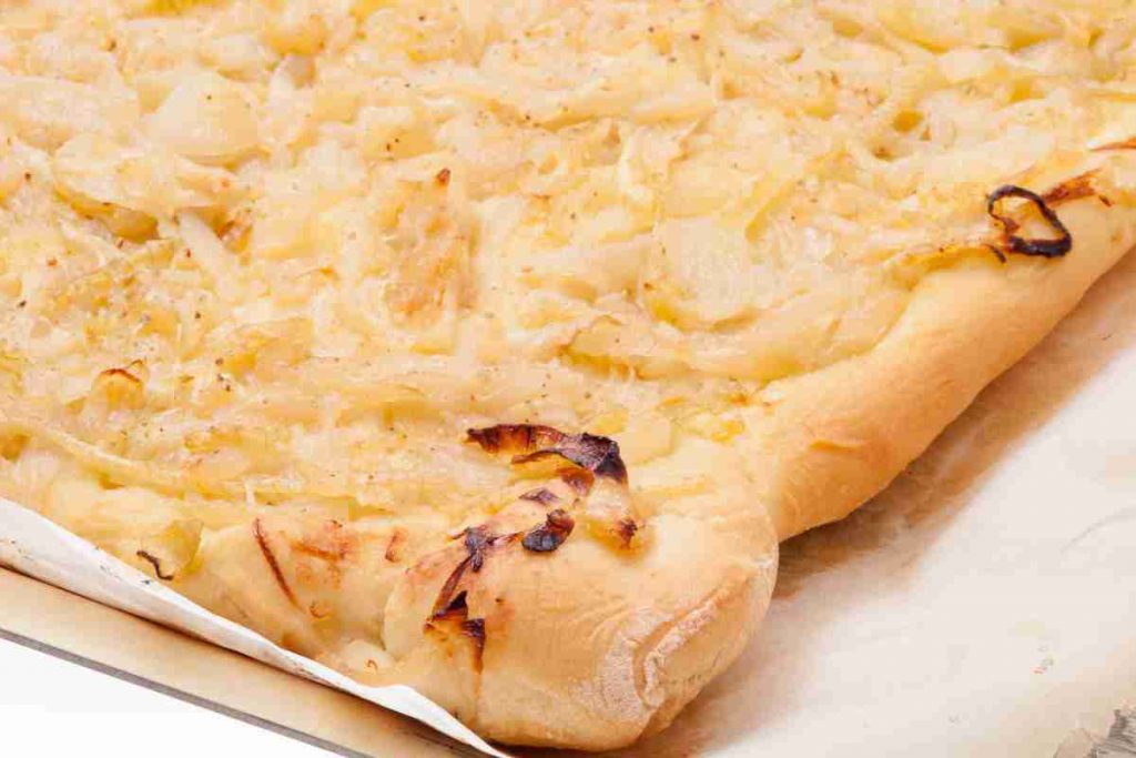 Focaccia con cipolle ricetta