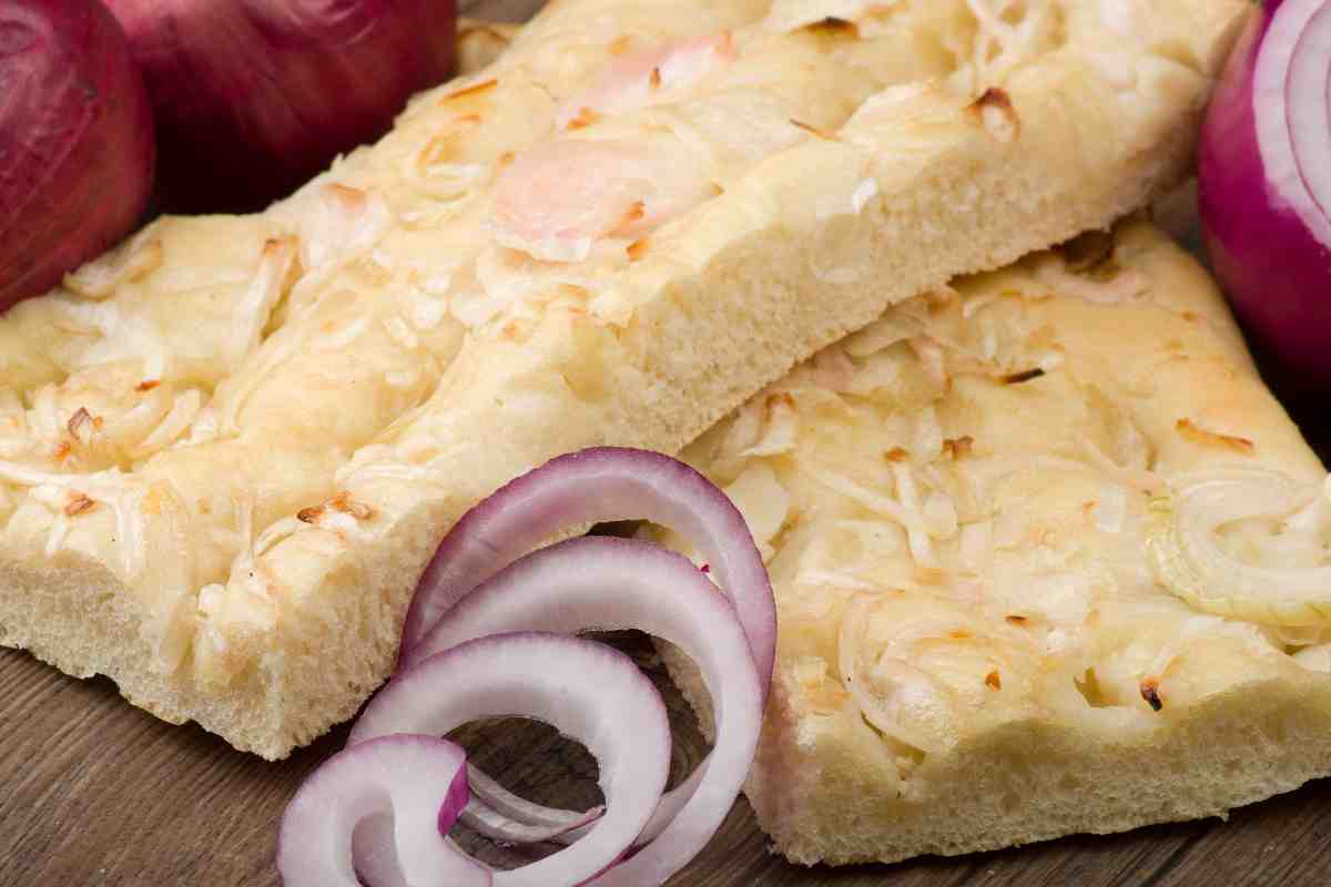 Focaccia con le cipolle ricetta