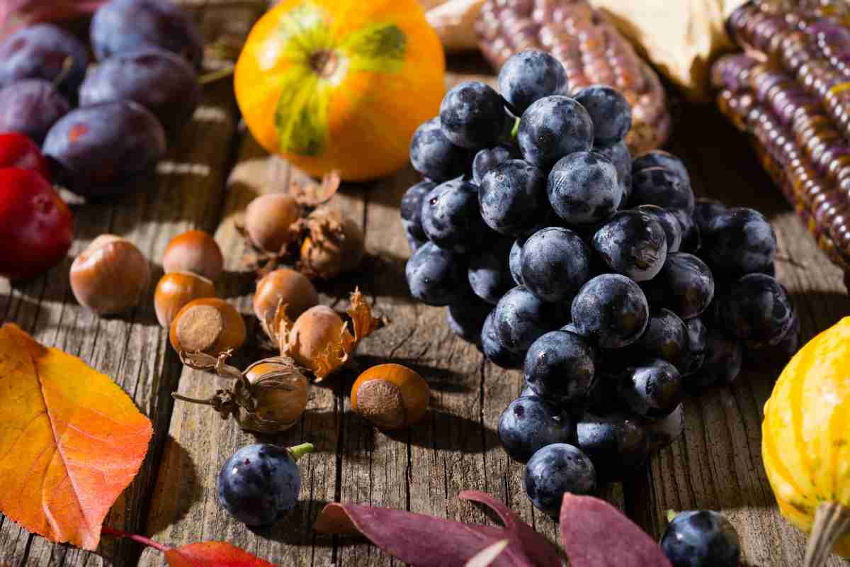 Frutta e verdura autunnale