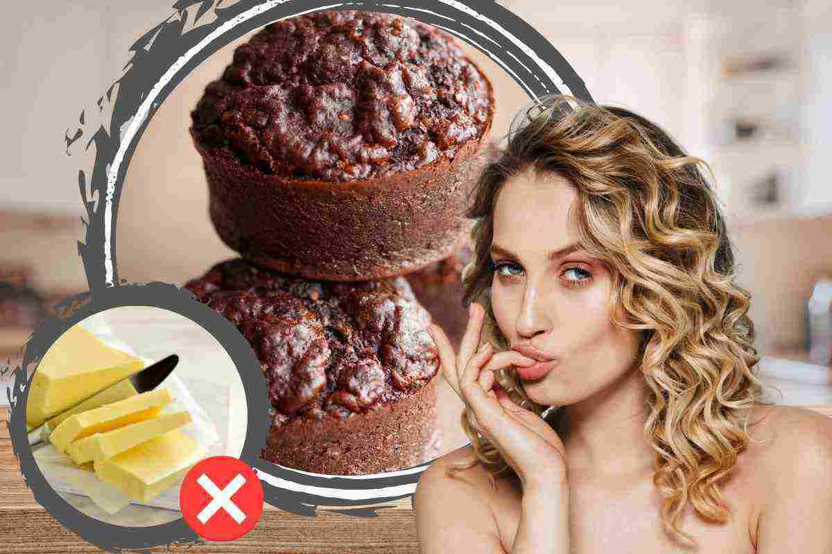 Niente burro per questi muffin al cioccolato: teneri e golosi, si sciolgono in bocca