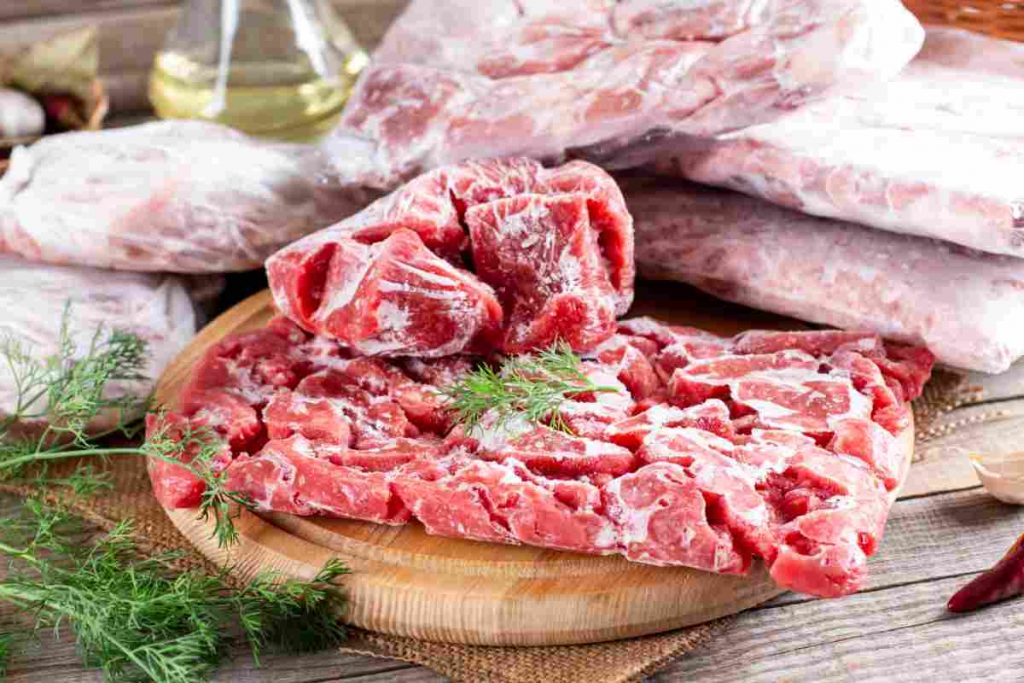 Quanto dura la carne congelata nel freezer