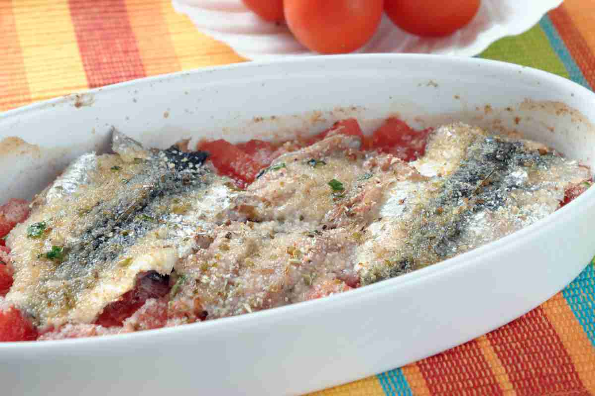 Sarde al forno ricetta