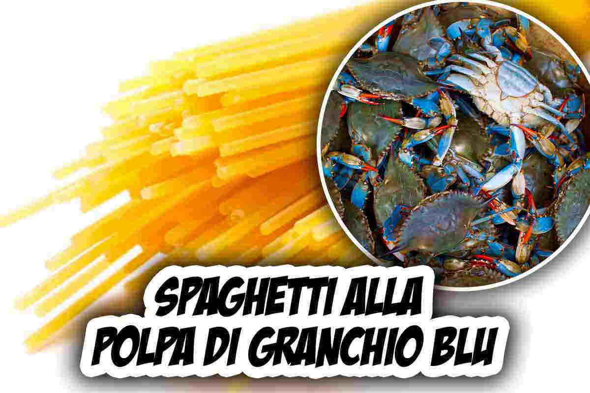 Spaghetti alla polpa di granchio blu: il primo piatto ormai virale in tutti i social