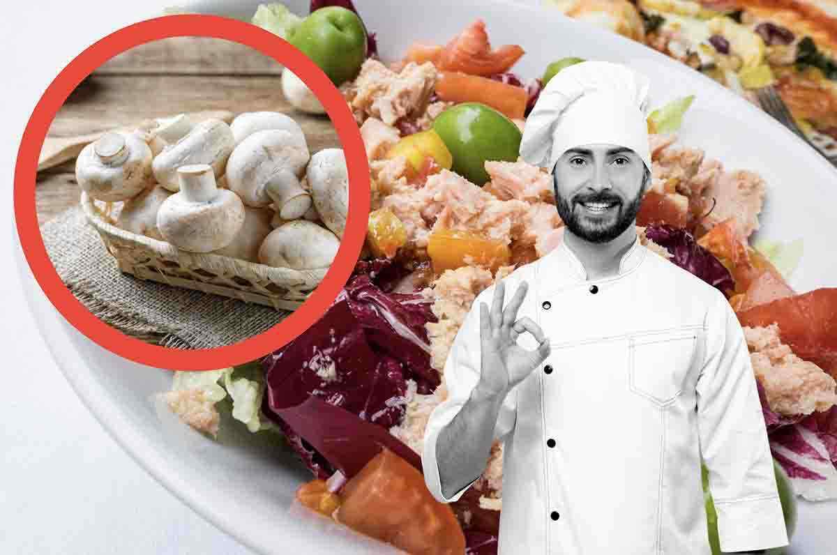 Altro che la solita insalatona, questa con i funghi è il piatto perfetto di stagione per restare leggeri ma con gusto