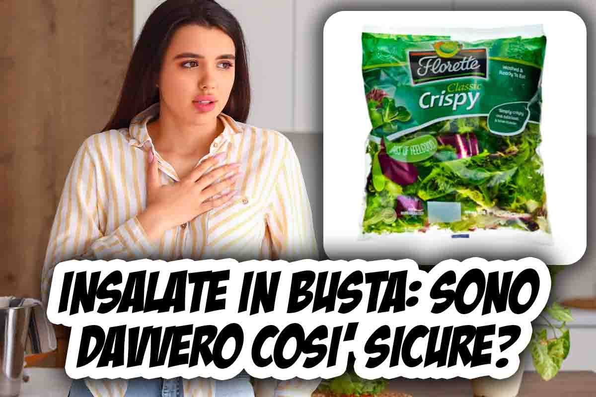 Insalate in busta: sono davvero così sicure? Ecco cosa devi assolutamente sapere