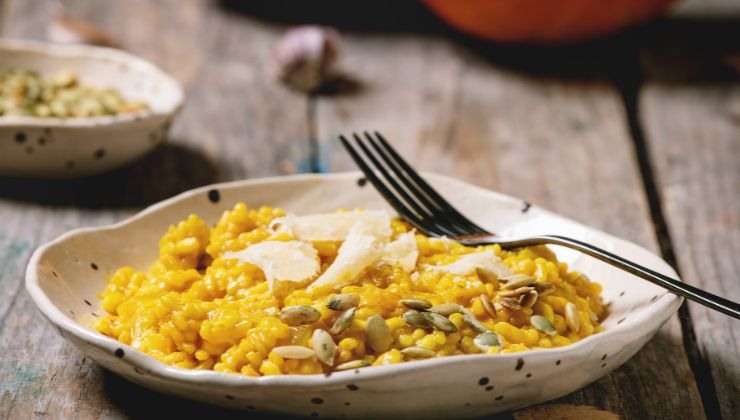 risotto alla zucca cremoso e gustoso