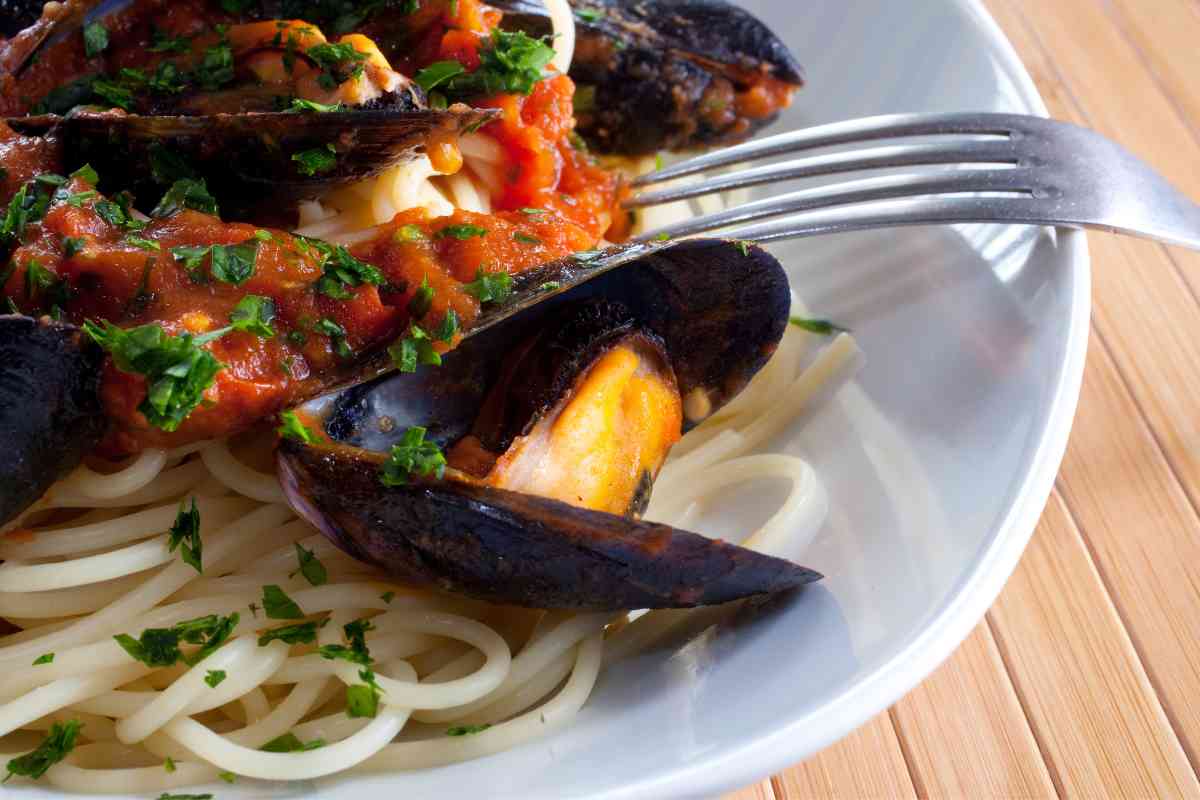 linguine e cozze ingrediente