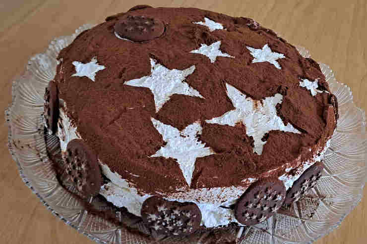 Cheesecake con biscotti pan di stelle
