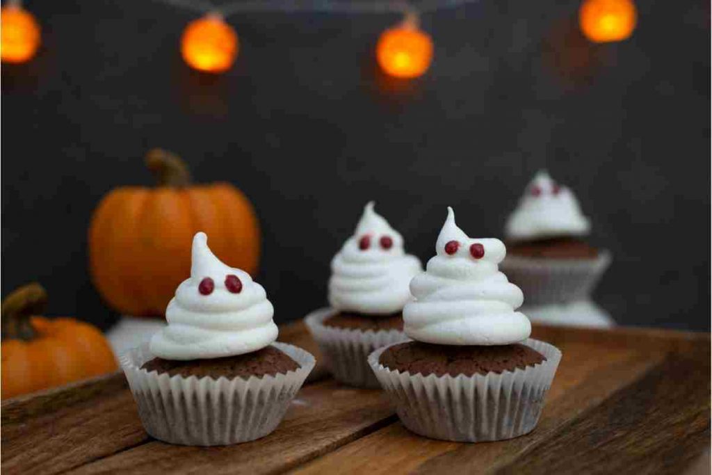 Cupcake fantasma di Halloween