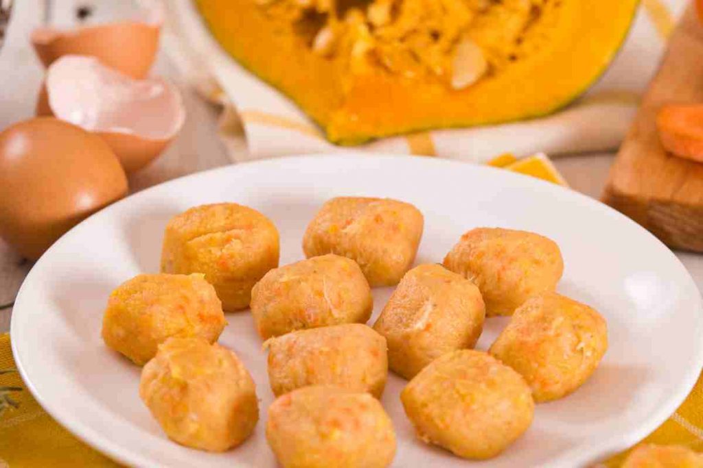 Polpette di zucca senza patate ricetta preparazione 