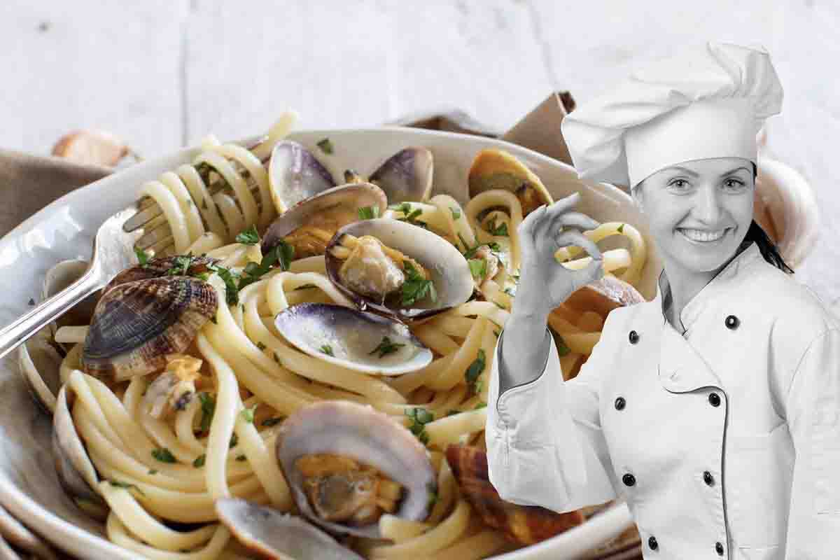 Spaghetti alle vongole con nduja