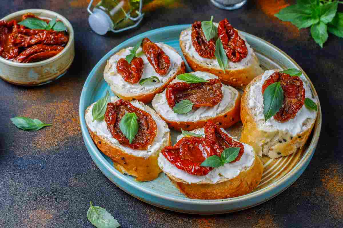 ricetta bruschetta vegetariana