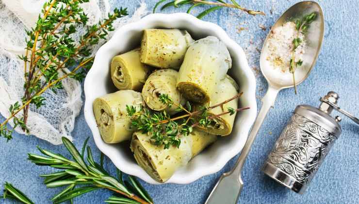 carciofi alla villanella ricetta