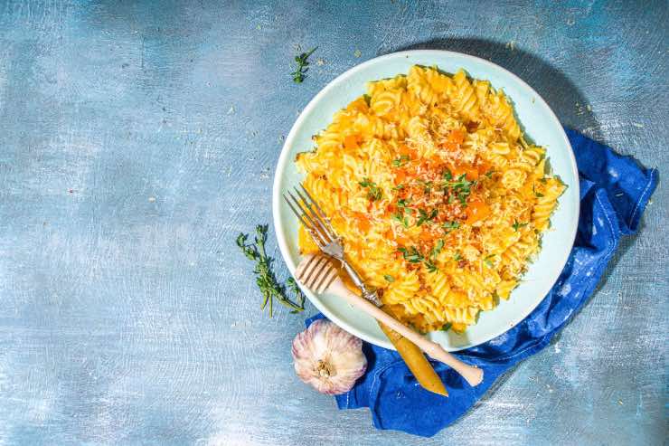 pasta zucca e gorgonzola, ricetta 