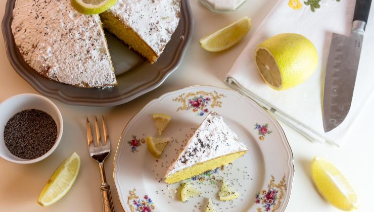 torta al limone