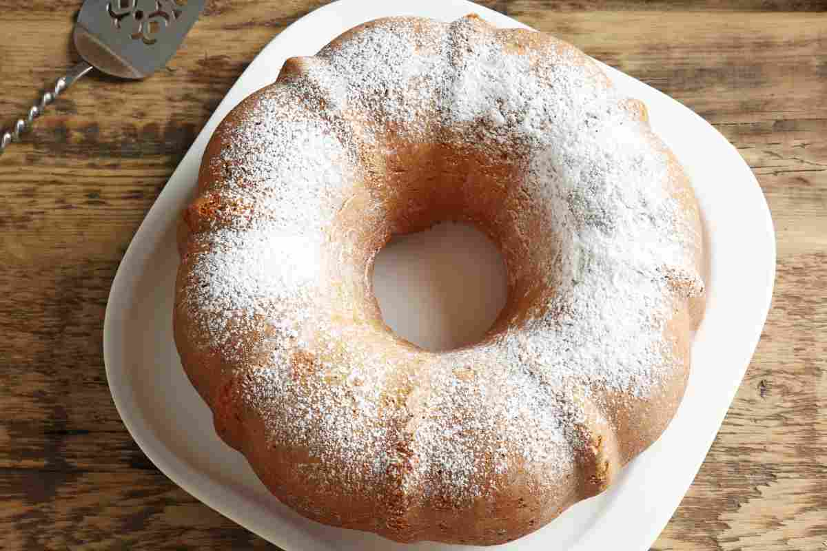 Ciambellone all'acqua