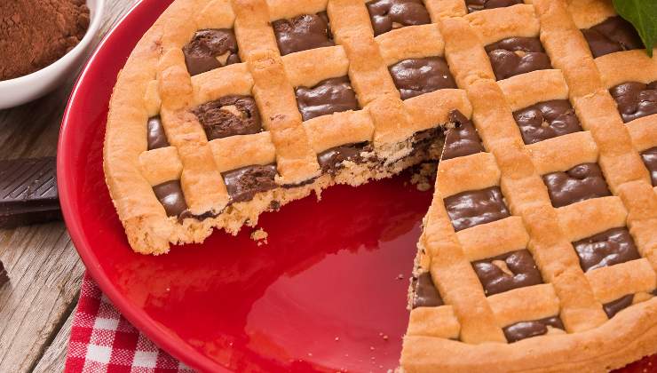 Crostata Nutella risultato cremoso trucco