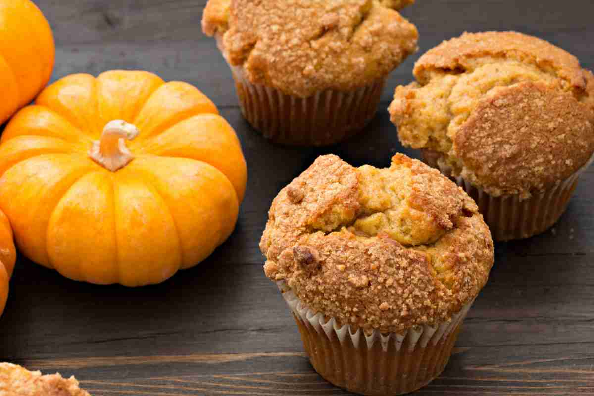 Muffin alla zucca ricetta