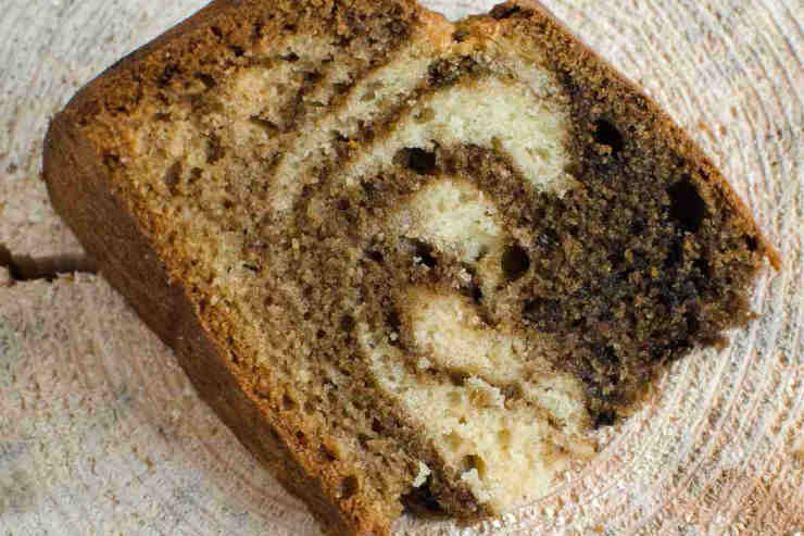 Plumcake bicolore marmorizzato 