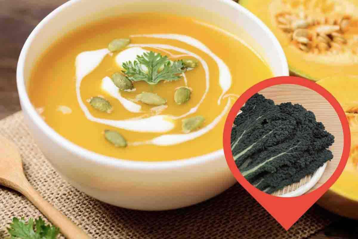 zuppa detox con cavolo nero