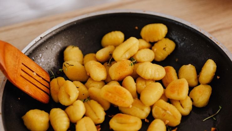 gnocchi con il formaggio fresco