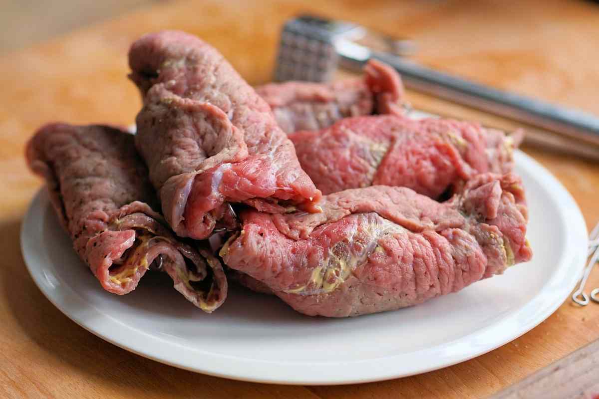 involtini di carne con sughetto