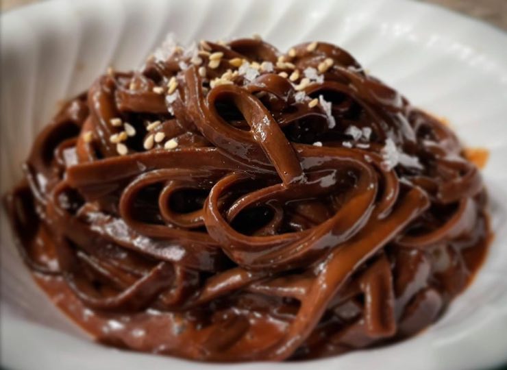 ricetta natale maccheroni al cioccolato 