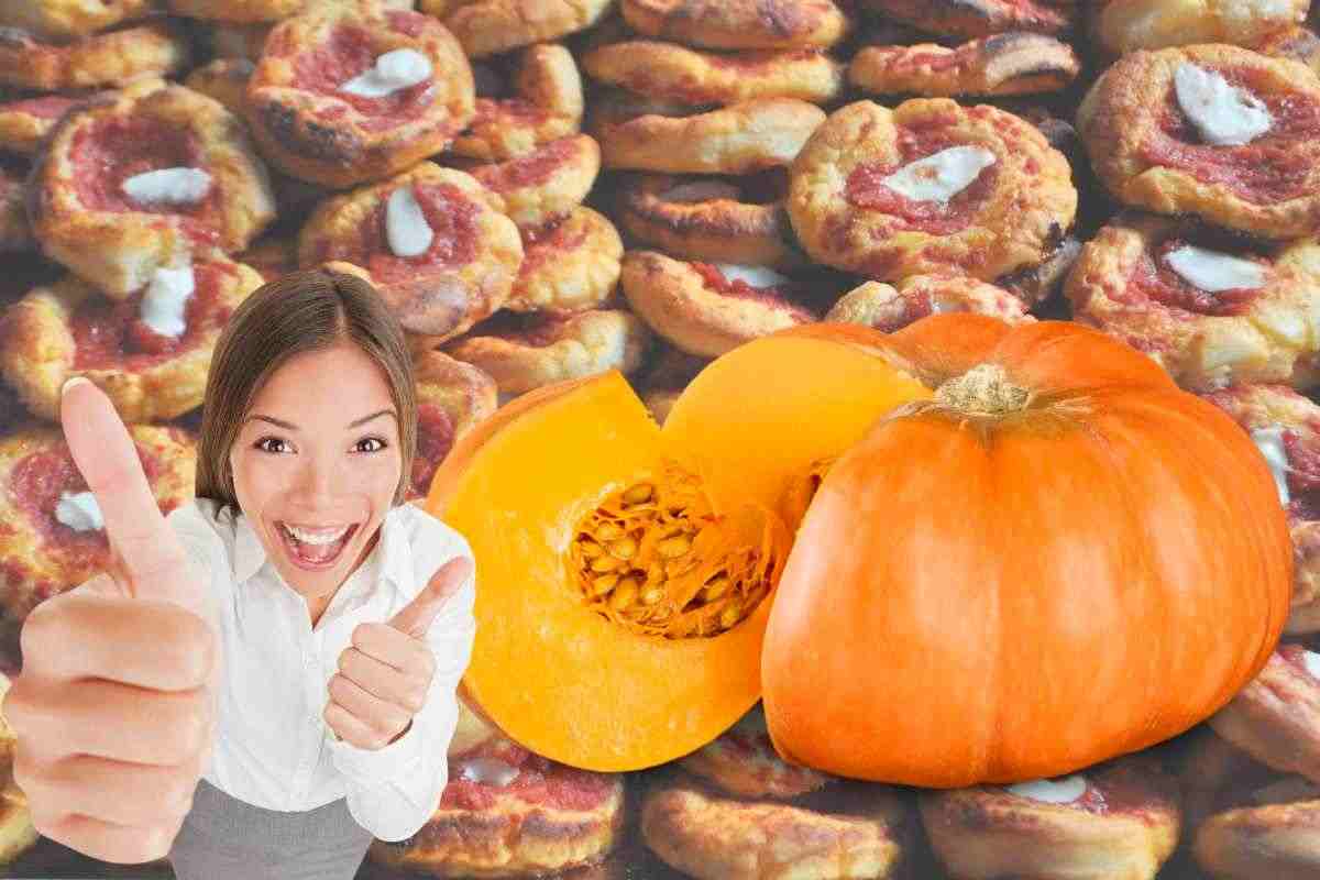 ricetta pizzette di zucca