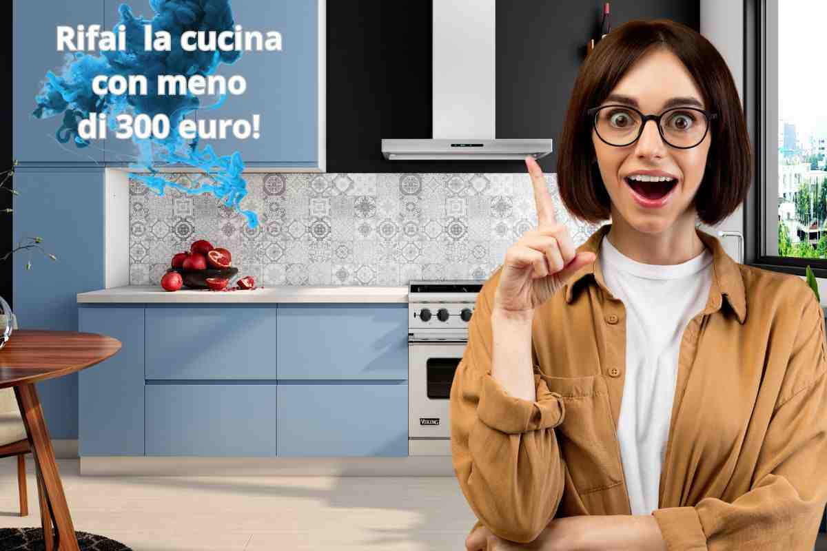 Rifai la tua cucina come nuova con meno di 300€: il metodo geniale