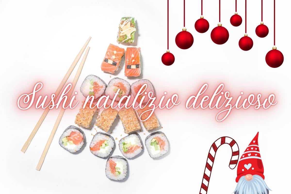 sushi natalizio, ricette