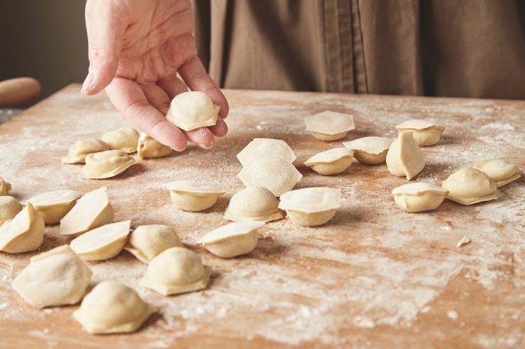 tortelli ripieno di broccoli e patate